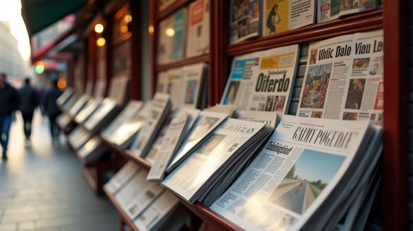 Choix varié de magazines d'actualité et d'information
