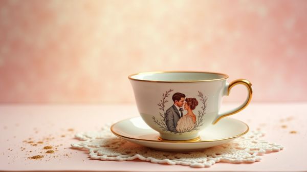 Un gobelet personnalisé à l'image de votre mariage
